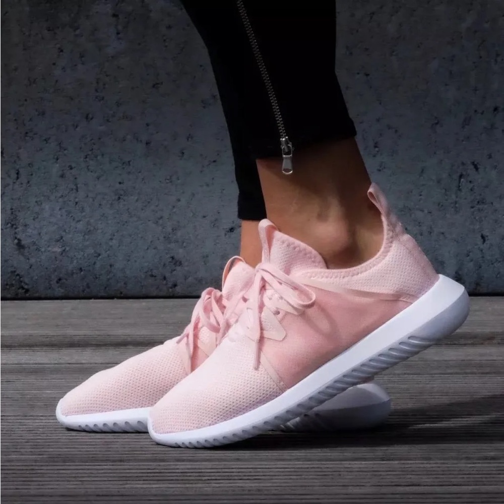 Pink adidas originals tubular viral2 by2122 ice pink white preowned sneaker GUC